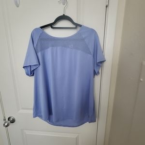 New Livi Active Baby Blue Short Sleeve Top.